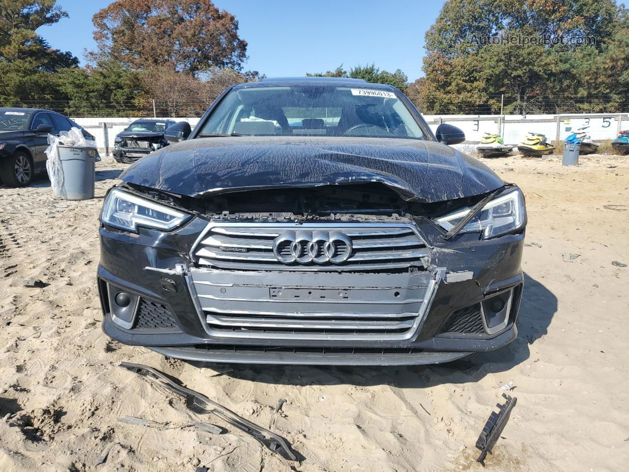 2019 Audi A4 Premium Plus Black vin: WAUENAF40KA098609