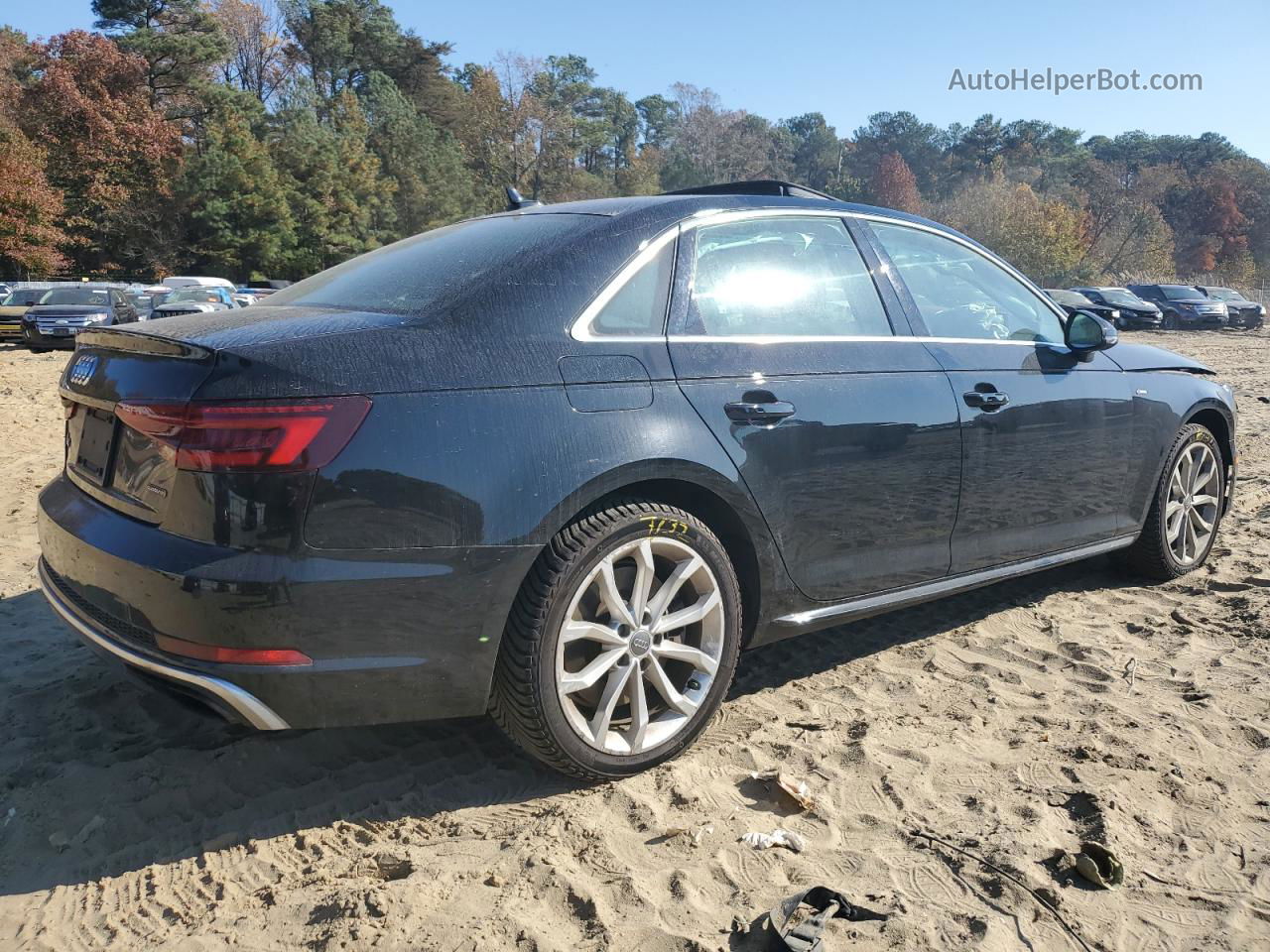 2019 Audi A4 Premium Plus Black vin: WAUENAF40KA098609