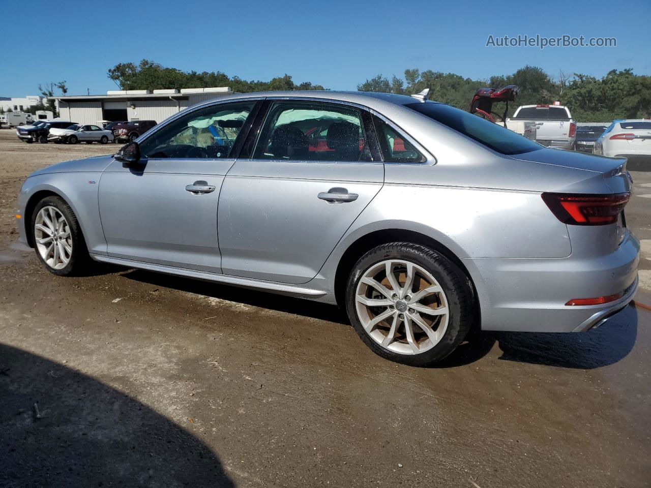 2019 Audi A4 Premium Plus Silver vin: WAUENAF40KN008089