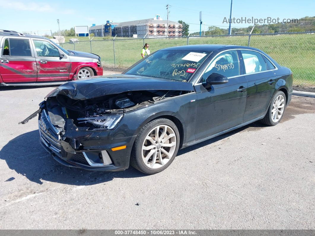 2019 Audi A4 45 Premium Black vin: WAUENAF40KN019609