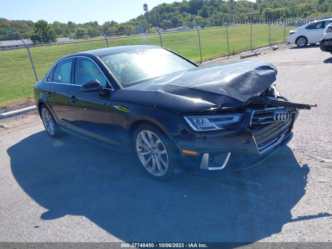 2019 Audi A4 45 Premium Black vin: WAUENAF40KN019609