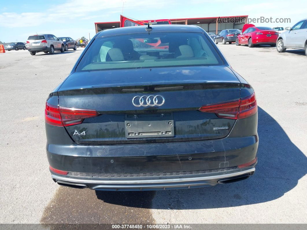 2019 Audi A4 45 Premium Black vin: WAUENAF40KN019609