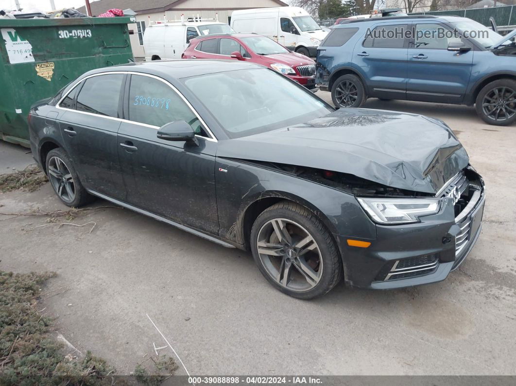 2017 Audi A4 2.0t Premium Gray vin: WAUENAF41HN001094