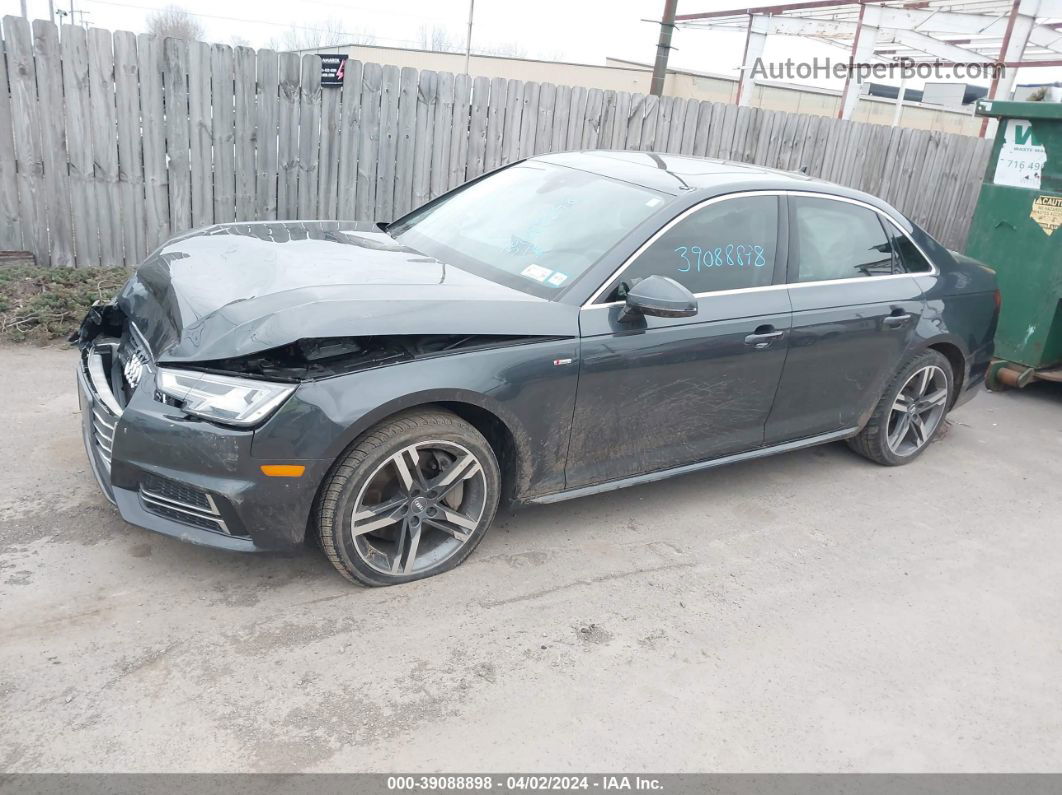 2017 Audi A4 2.0t Premium Gray vin: WAUENAF41HN001094