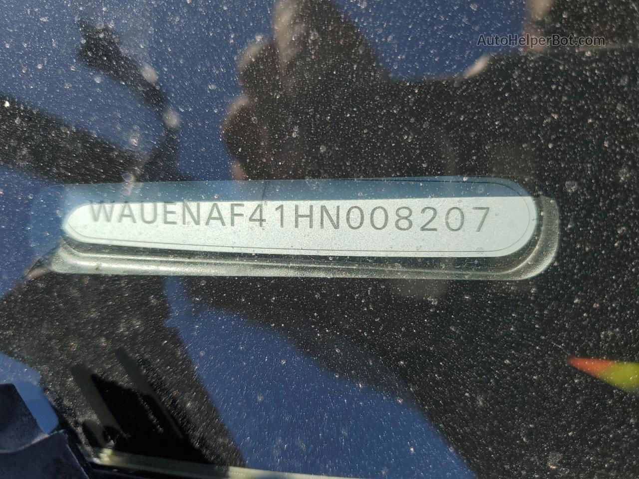 2017 Audi A4 Premium Plus Black vin: WAUENAF41HN008207