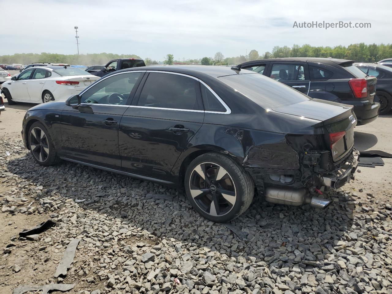 2017 Audi A4 Premium Plus Black vin: WAUENAF41HN012581