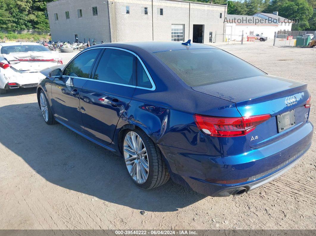 2017 Audi A4 2.0t Premium Blue vin: WAUENAF41HN039652