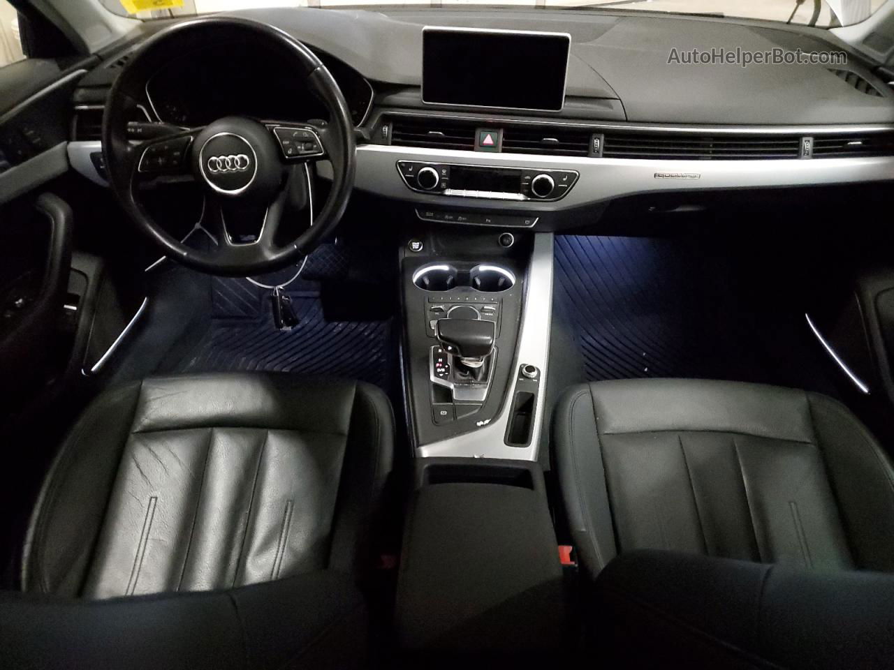 2017 Audi A4 Premium Plus Серый vin: WAUENAF41HN045726