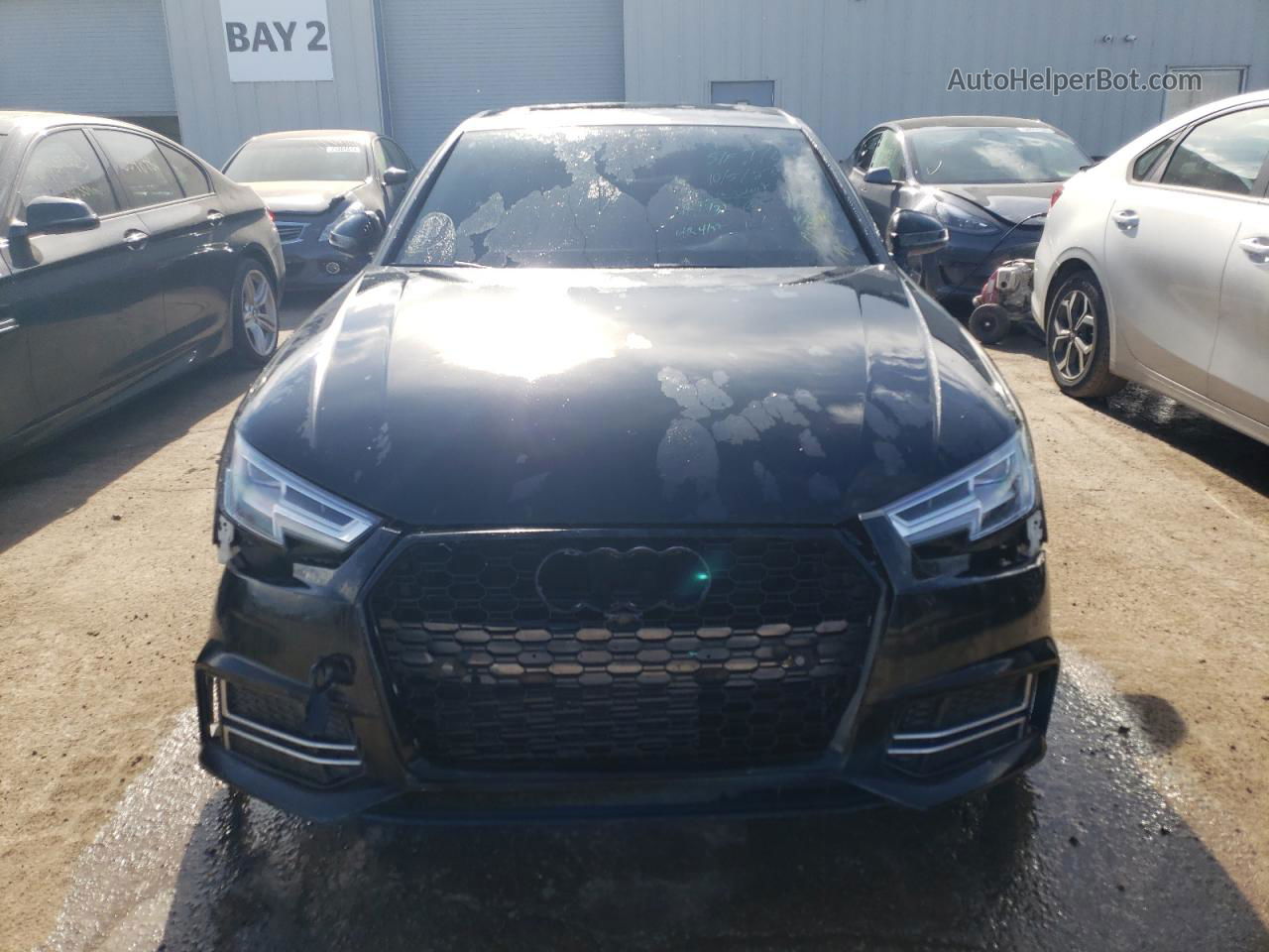 2018 Audi A4 Premium Plus Black vin: WAUENAF41JA038174