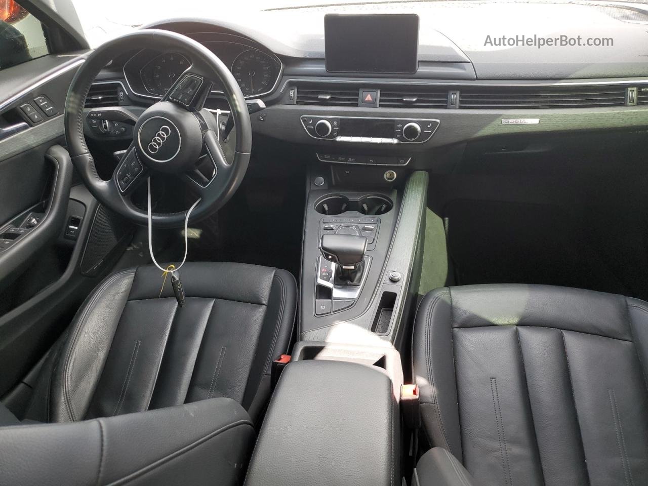 2018 Audi A4 Premium Plus Black vin: WAUENAF41JA051927
