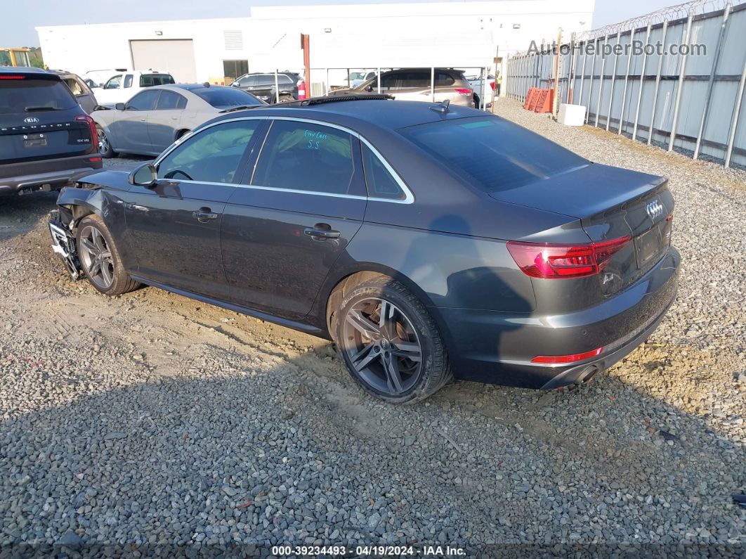 2018 Audi A4 2.0t Premium/2.0t Tech Premium Gray vin: WAUENAF41JA095331