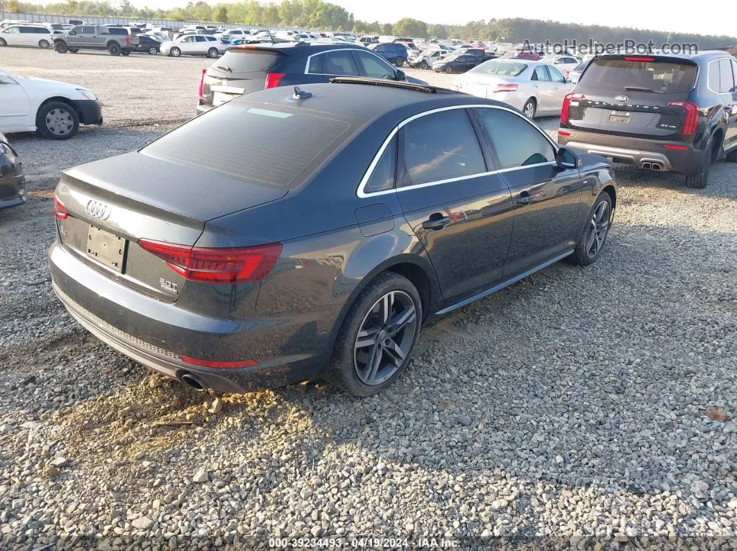 2018 Audi A4 2.0t Premium/2.0t Tech Premium Gray vin: WAUENAF41JA095331