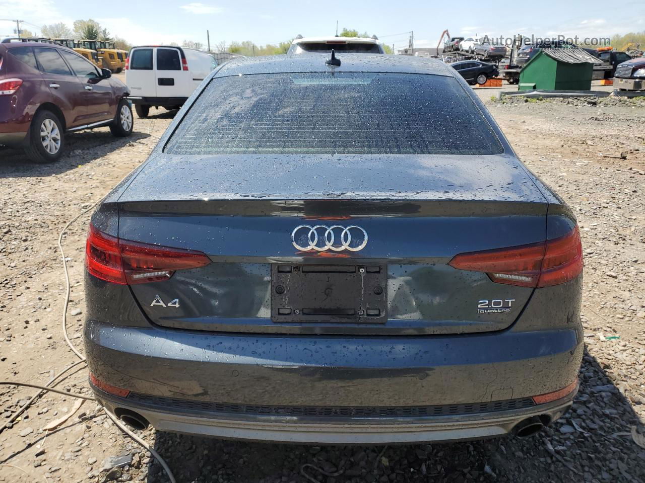 2018 Audi A4 Premium Plus Charcoal vin: WAUENAF41JA134564