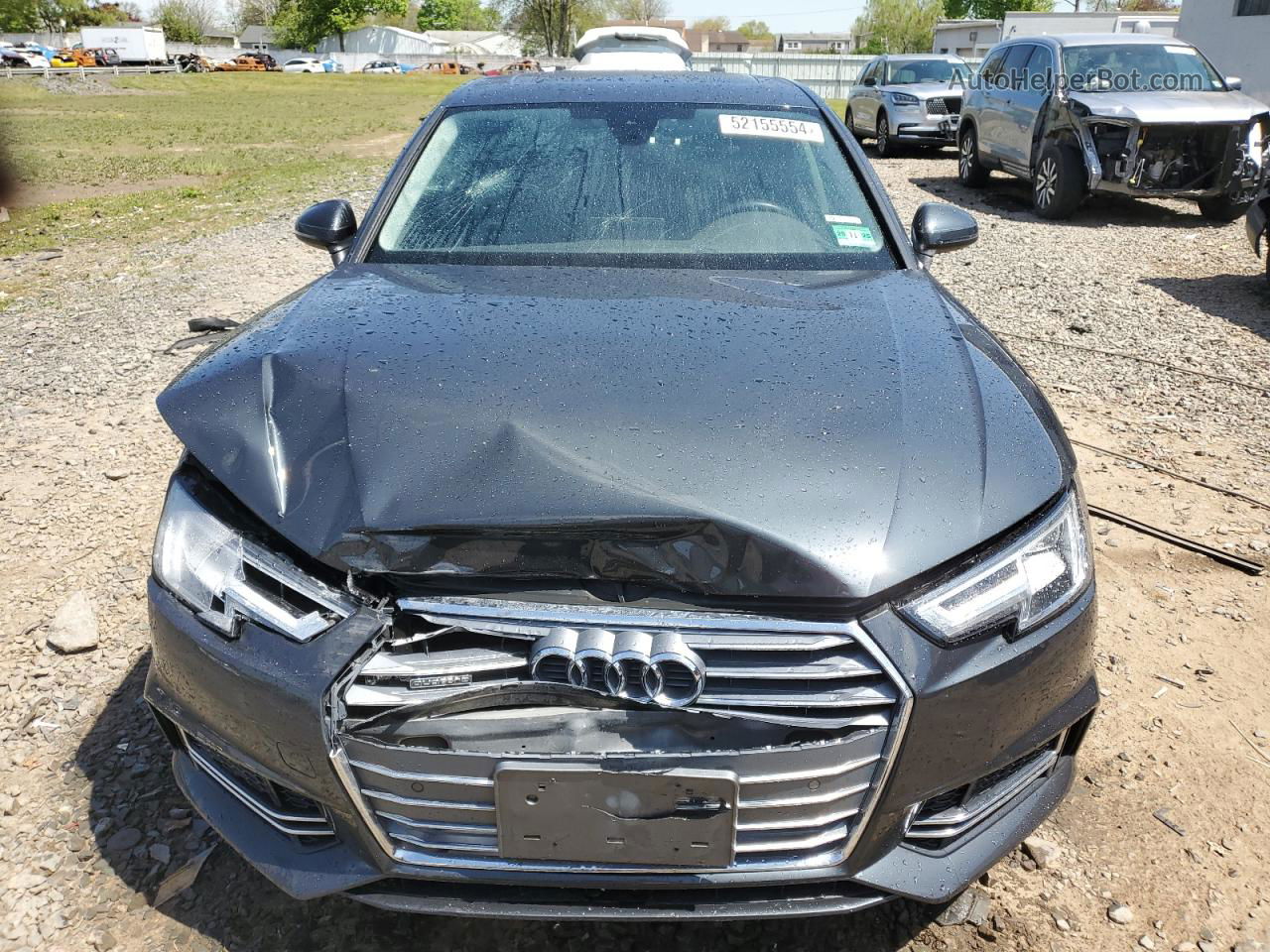 2018 Audi A4 Premium Plus Charcoal vin: WAUENAF41JA134564