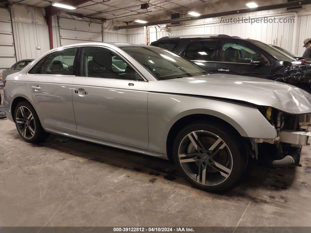 2018 Audi A4 2.0t Premium/2.0t Tech Premium Silver vin: WAUENAF41JN006883