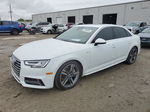 2018 Audi A4 Premium Plus White vin: WAUENAF41JN015311