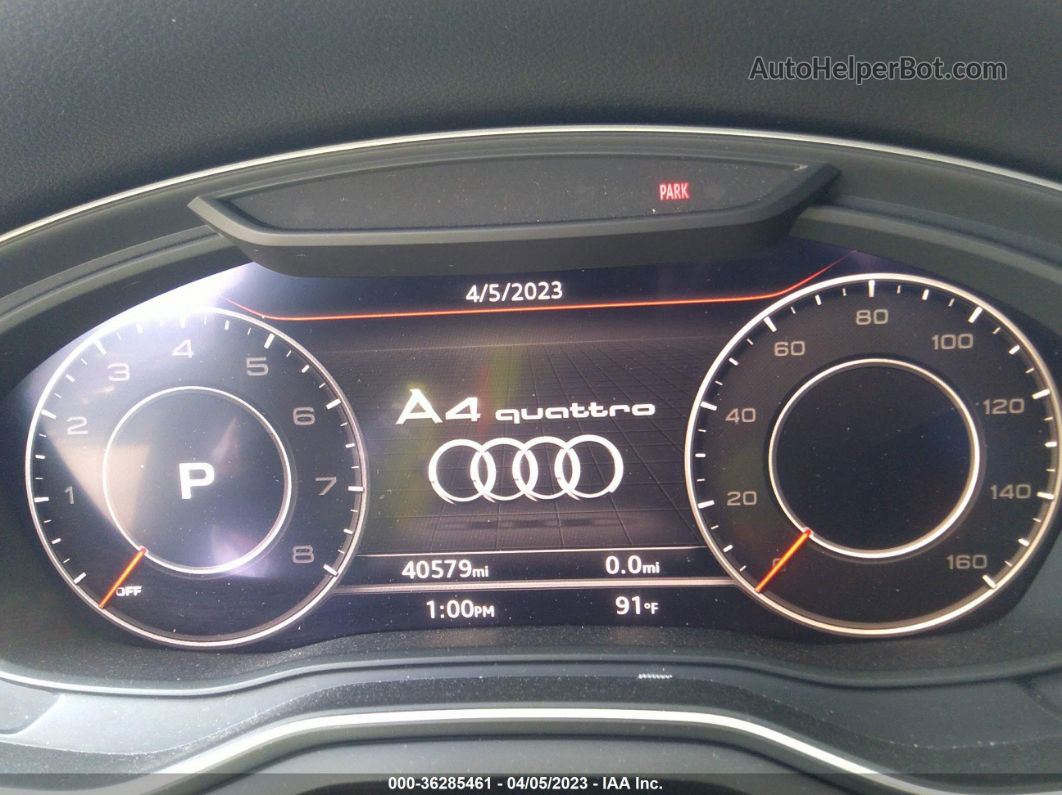 2019 Audi A4 Premium Plus Черный vin: WAUENAF41KA024132