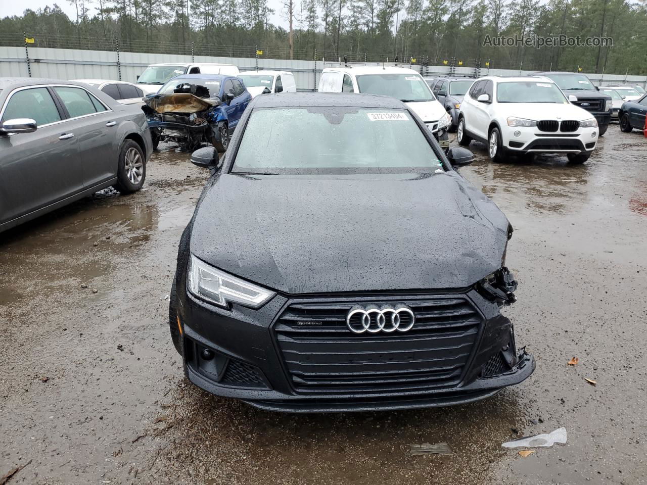 2019 Audi A4 Premium Plus Black vin: WAUENAF41KN018582