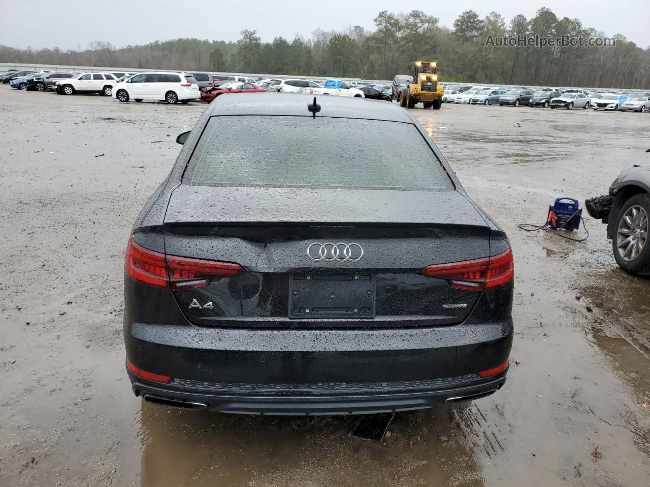 2019 Audi A4 Premium Plus Black vin: WAUENAF41KN018582