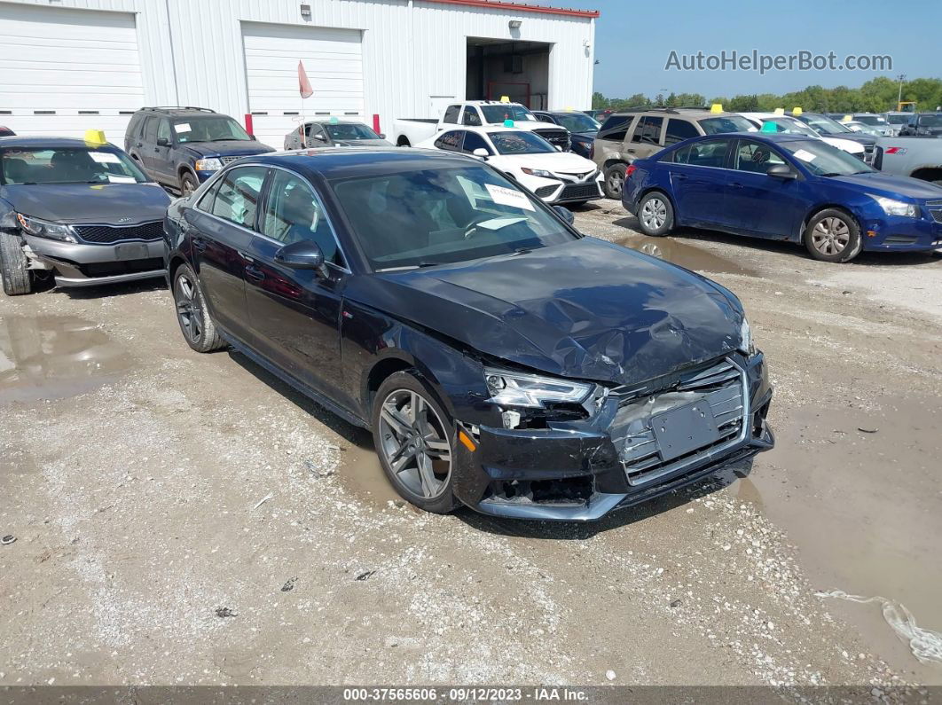 2017 Audi A4 2.0t Premium Синий vin: WAUENAF42HN032368