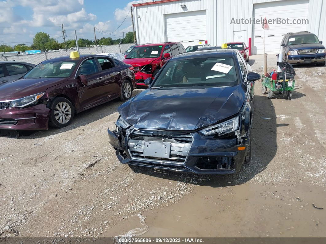 2017 Audi A4 2.0t Premium Синий vin: WAUENAF42HN032368