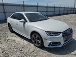 2017 Audi A4 Premium Plus White vin: WAUENAF42HN048358