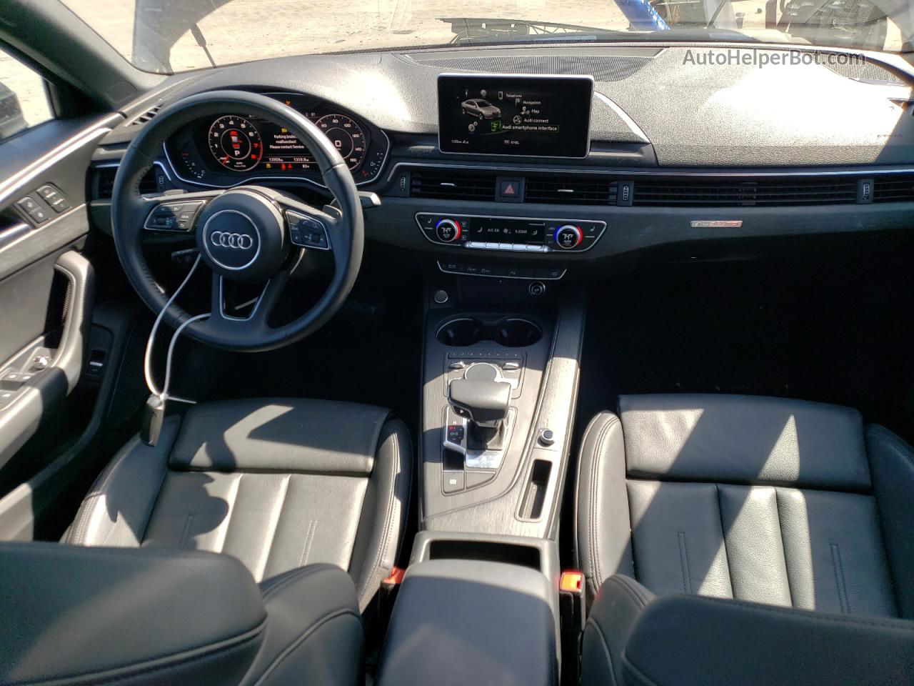 2018 Audi A4 Premium Plus Черный vin: WAUENAF42JA023036