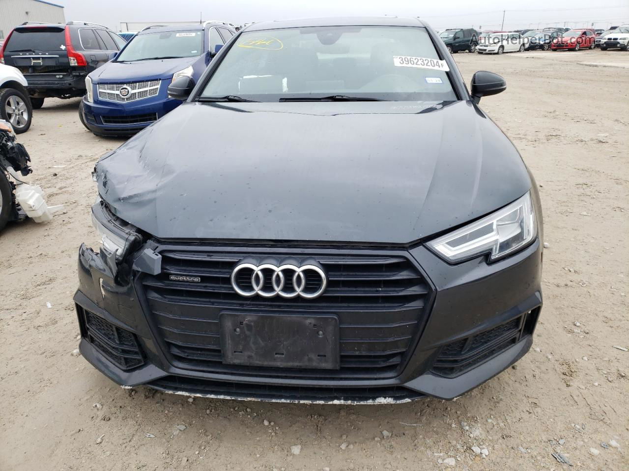 2018 Audi A4 Premium Plus Black vin: WAUENAF42JA023389