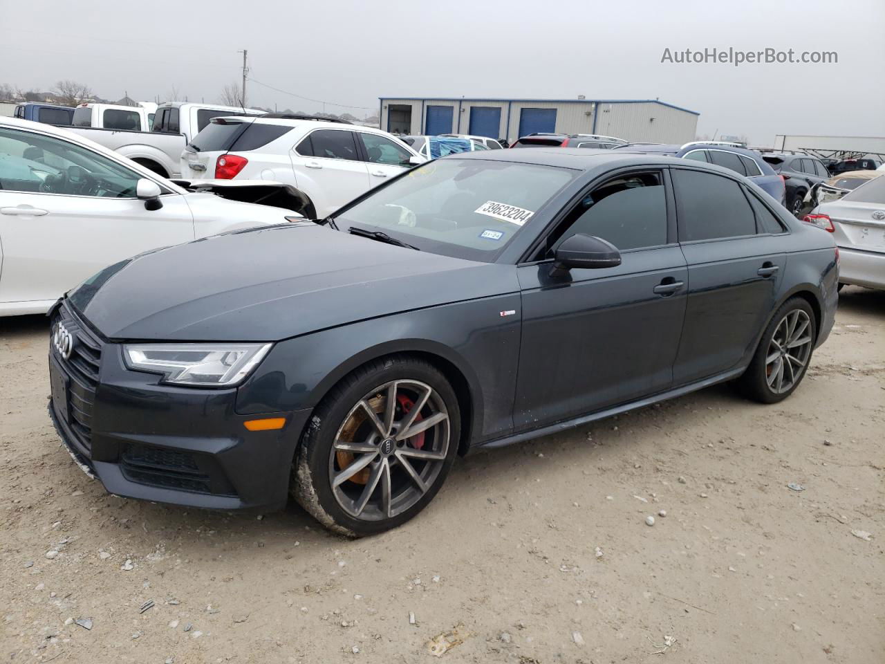 2018 Audi A4 Premium Plus Black vin: WAUENAF42JA023389