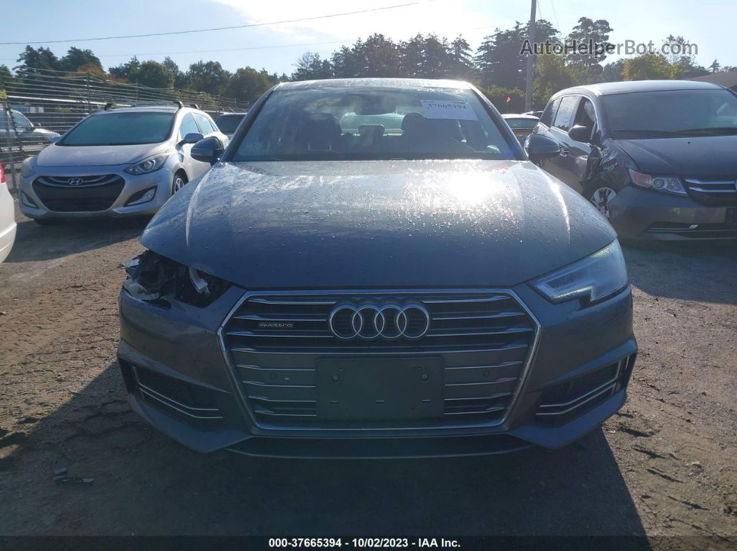 2018 Audi A4 Premium Plus Gray vin: WAUENAF42JA028091