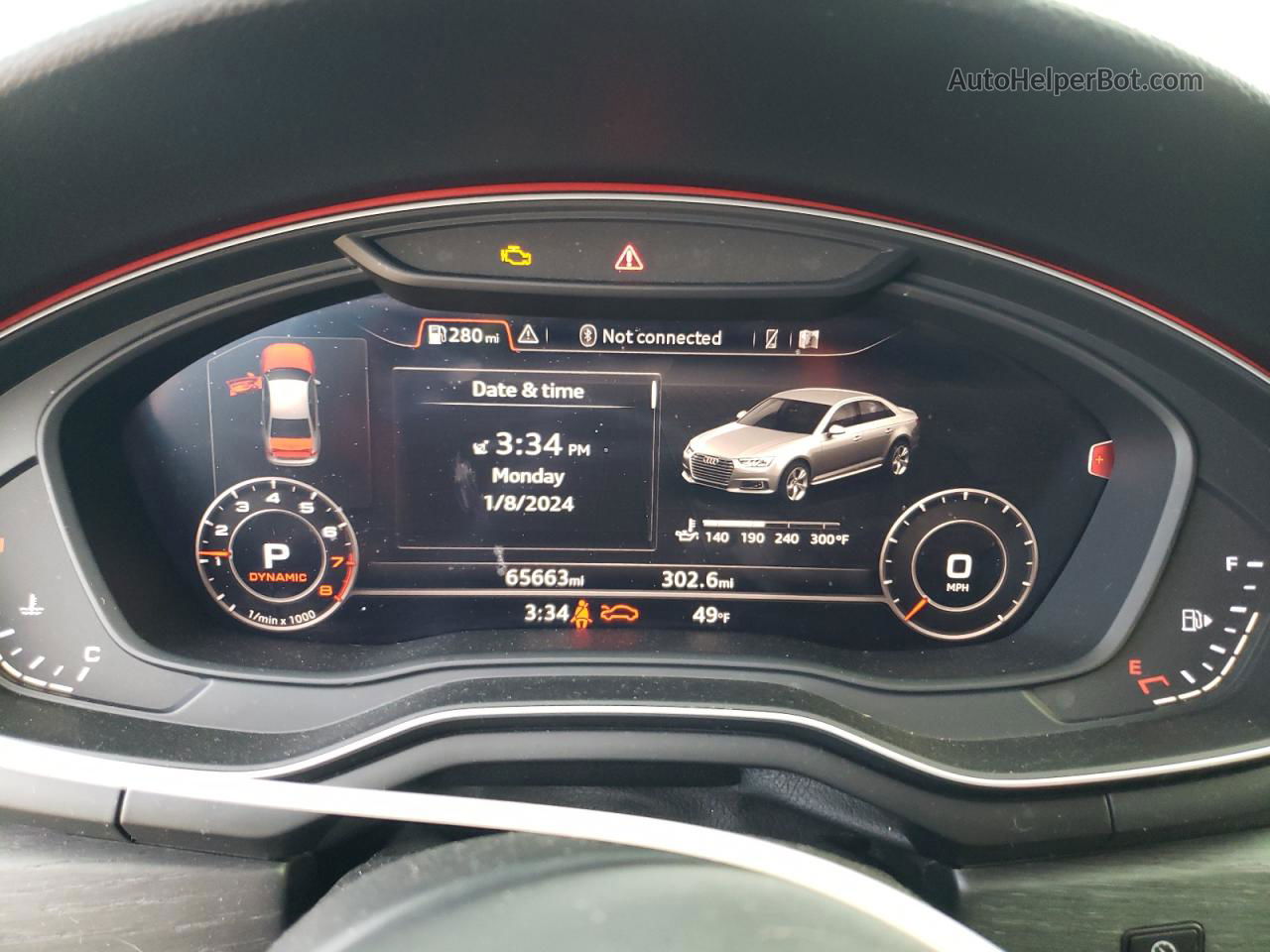 2018 Audi A4 Premium Plus Черный vin: WAUENAF42JA076769