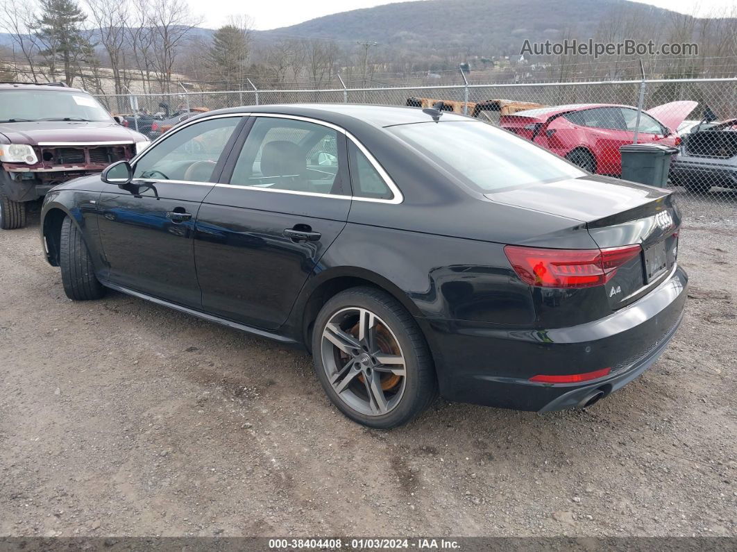 2018 Audi A4   Black vin: WAUENAF42JA130538