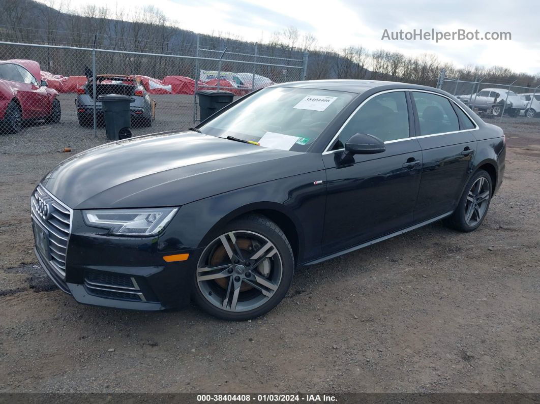 2018 Audi A4   Black vin: WAUENAF42JA130538