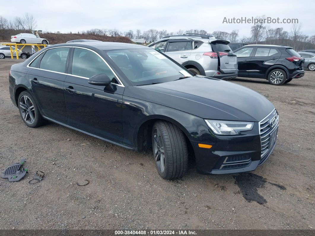 2018 Audi A4   Black vin: WAUENAF42JA130538