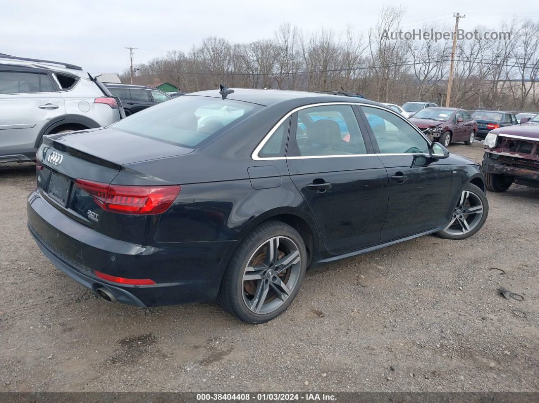 2018 Audi A4   Black vin: WAUENAF42JA130538