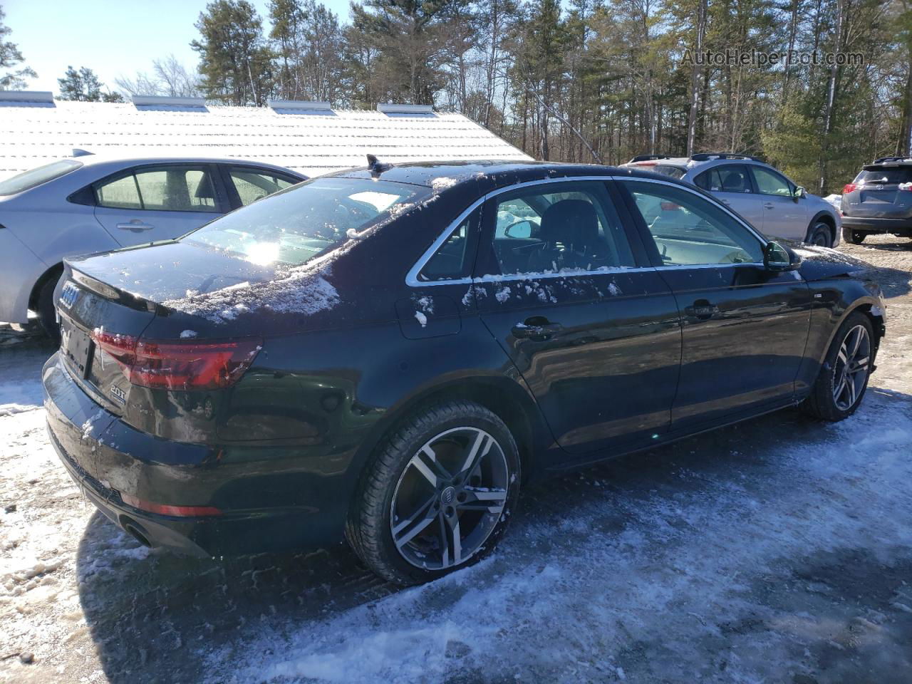 2018 Audi A4 Premium Plus Black vin: WAUENAF42JA130717