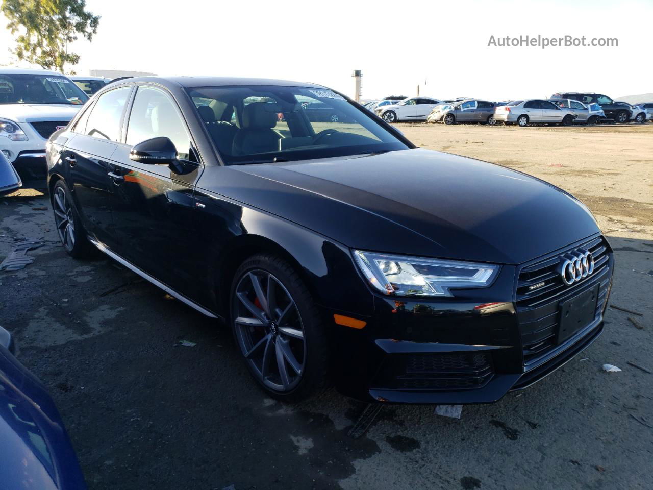 2018 Audi A4 Premium Plus Черный vin: WAUENAF42JA144875