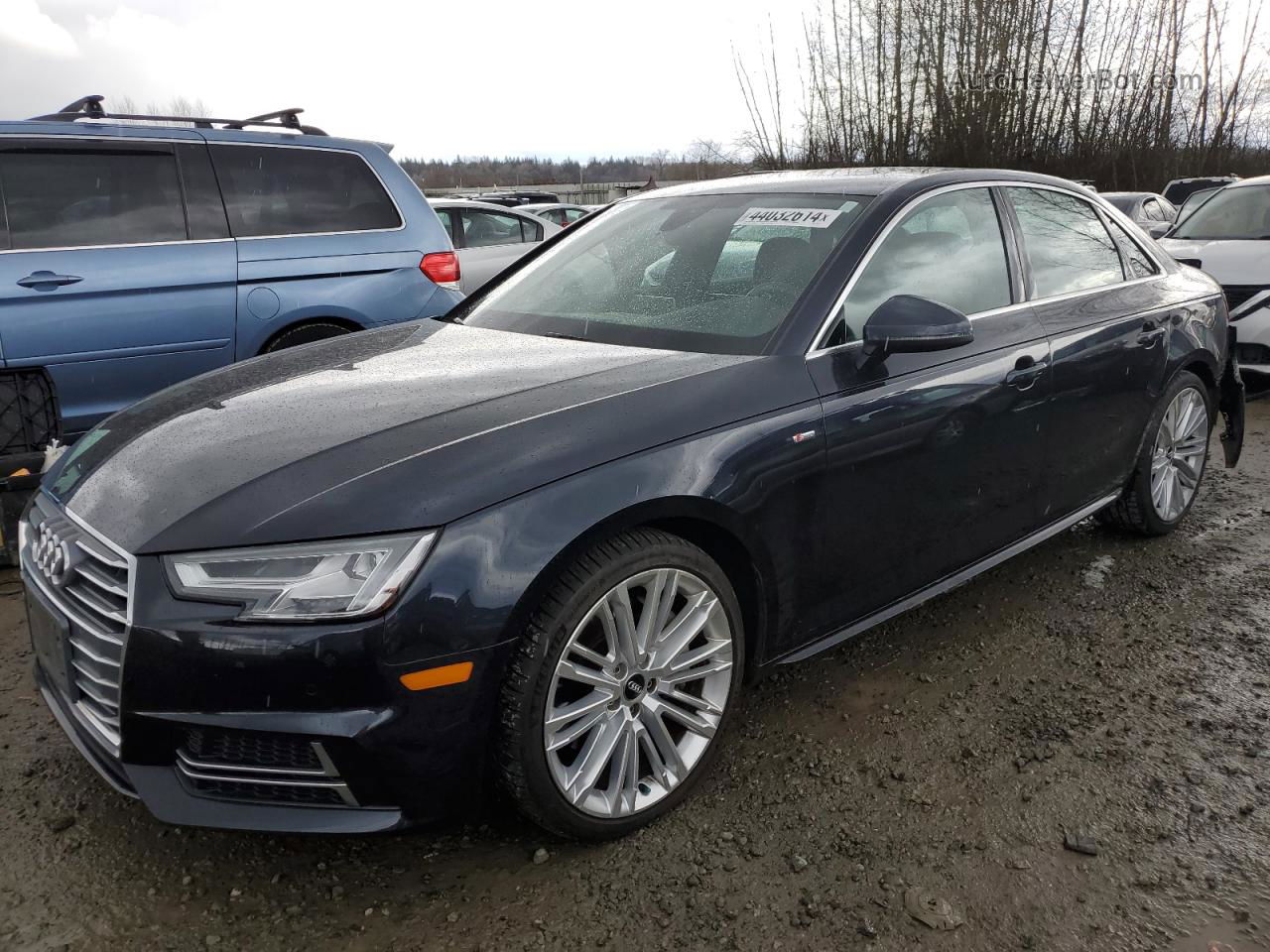 2018 Audi A4 Premium Plus Blue vin: WAUENAF42JN002759