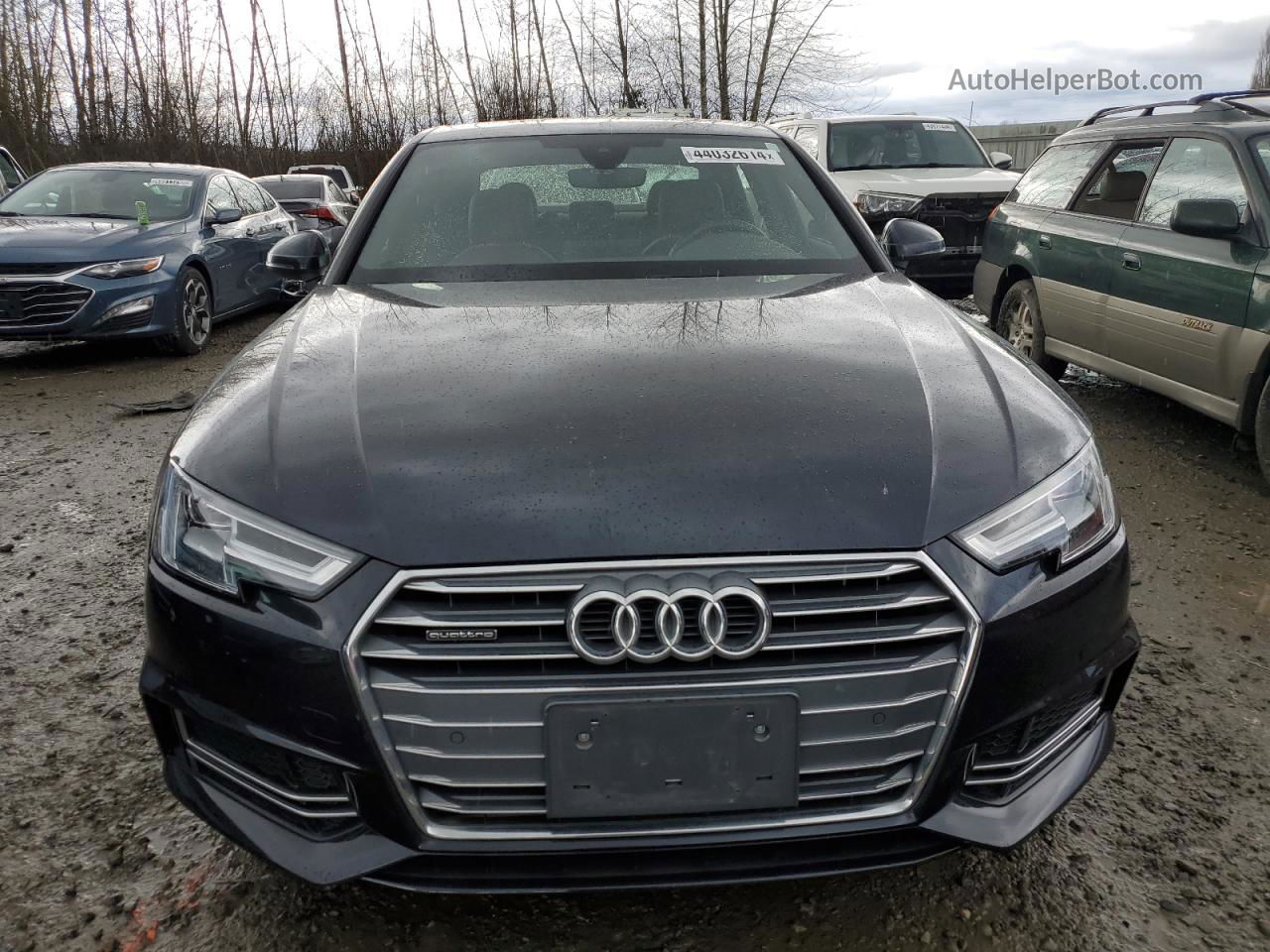 2018 Audi A4 Premium Plus Blue vin: WAUENAF42JN002759