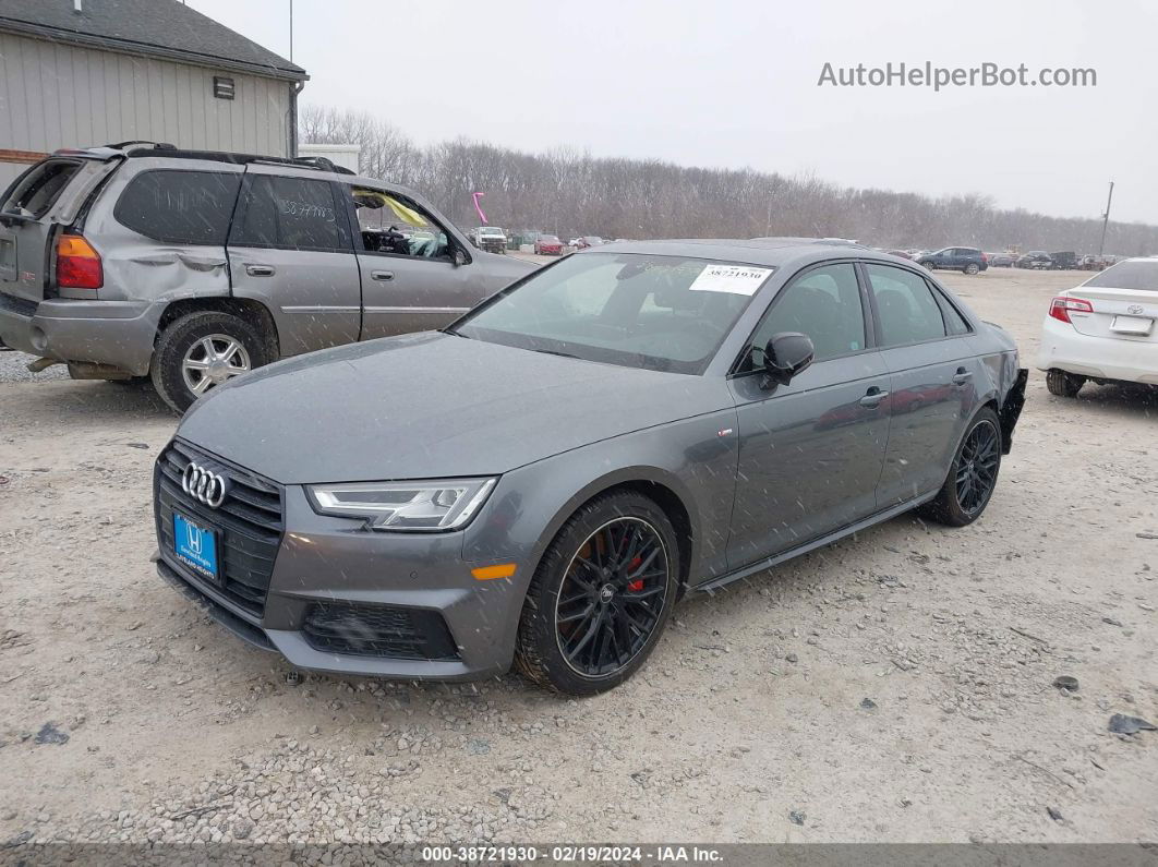 2018 Audi A4 2.0t Premium/2.0t Tech Premium Синий vin: WAUENAF42JN002857