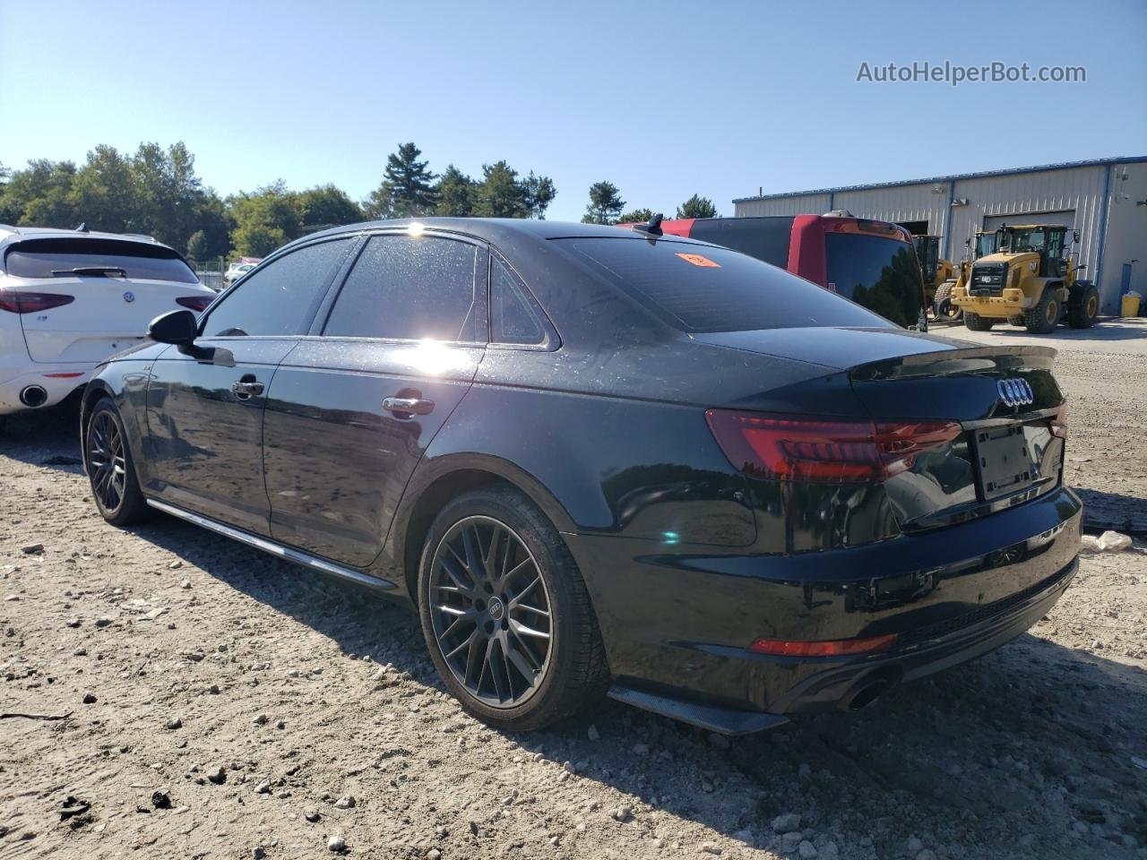 2018 Audi A4 Premium Plus Black vin: WAUENAF42JN006651