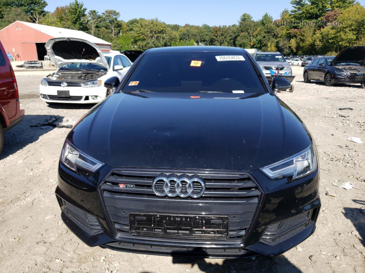 2018 Audi A4 Premium Plus Black vin: WAUENAF42JN006651