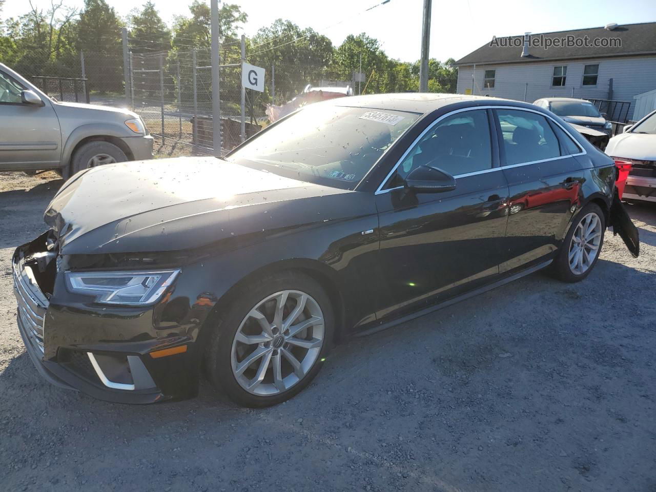 2019 Audi A4 Premium Plus Black vin: WAUENAF42KA008120