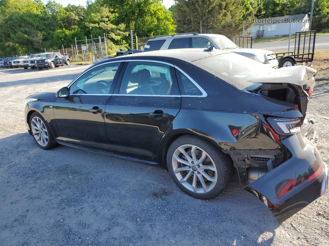 2019 Audi A4 Premium Plus Black vin: WAUENAF42KA008120