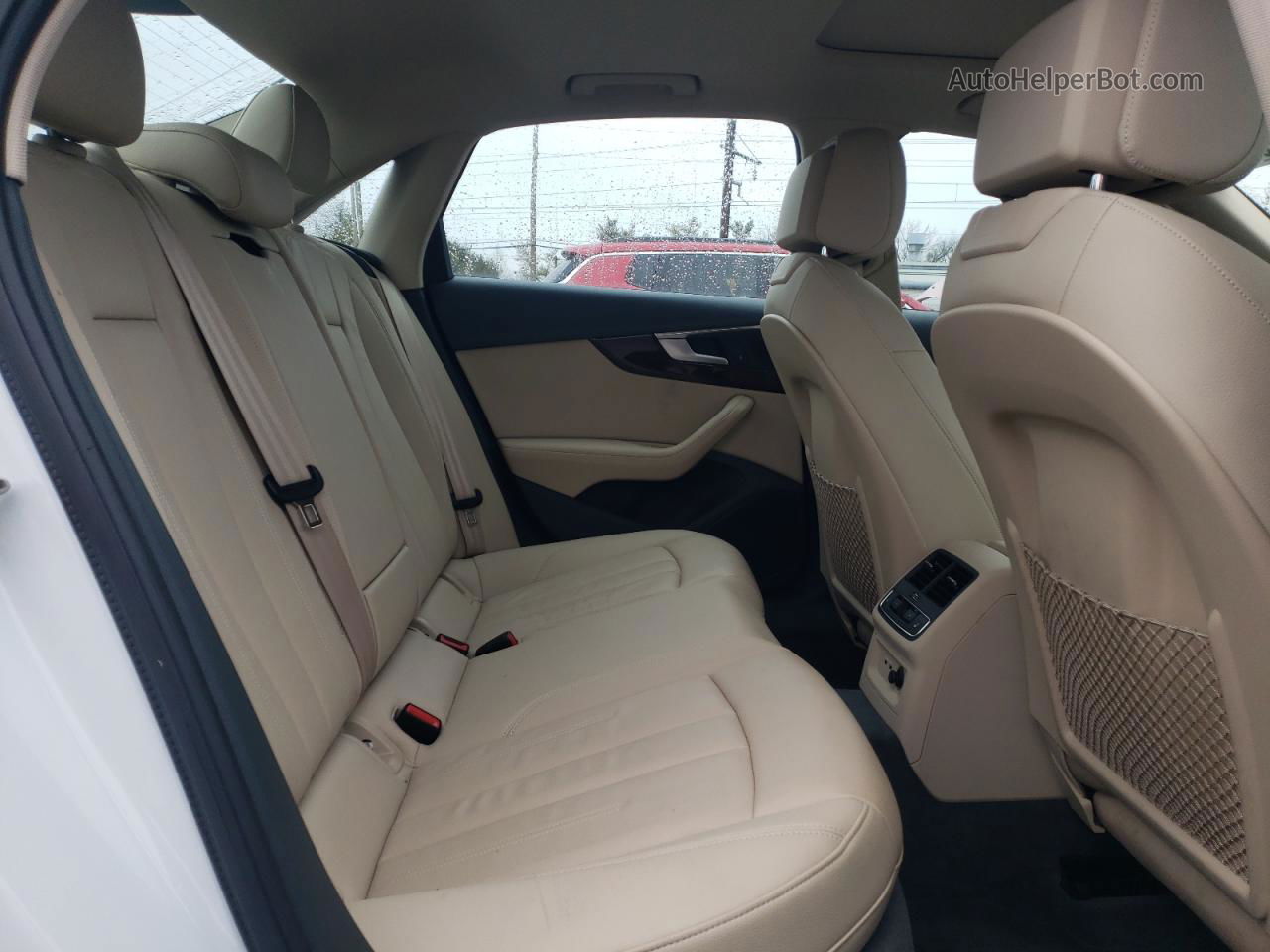 2019 Audi A4 Premium Plus White vin: WAUENAF42KA013625