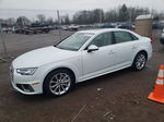 2019 Audi A4 Premium Plus White vin: WAUENAF42KA013625