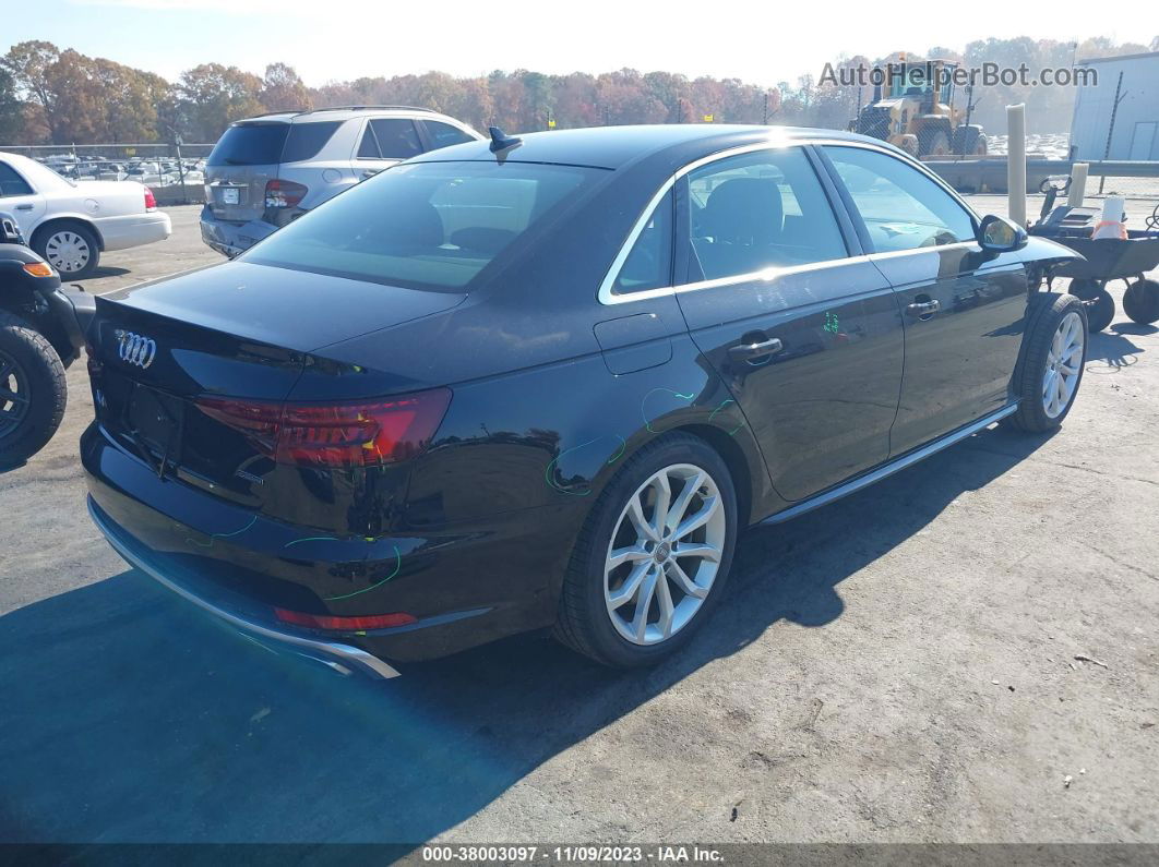 2019 Audi A4 45 Premium Черный vin: WAUENAF42KN005890