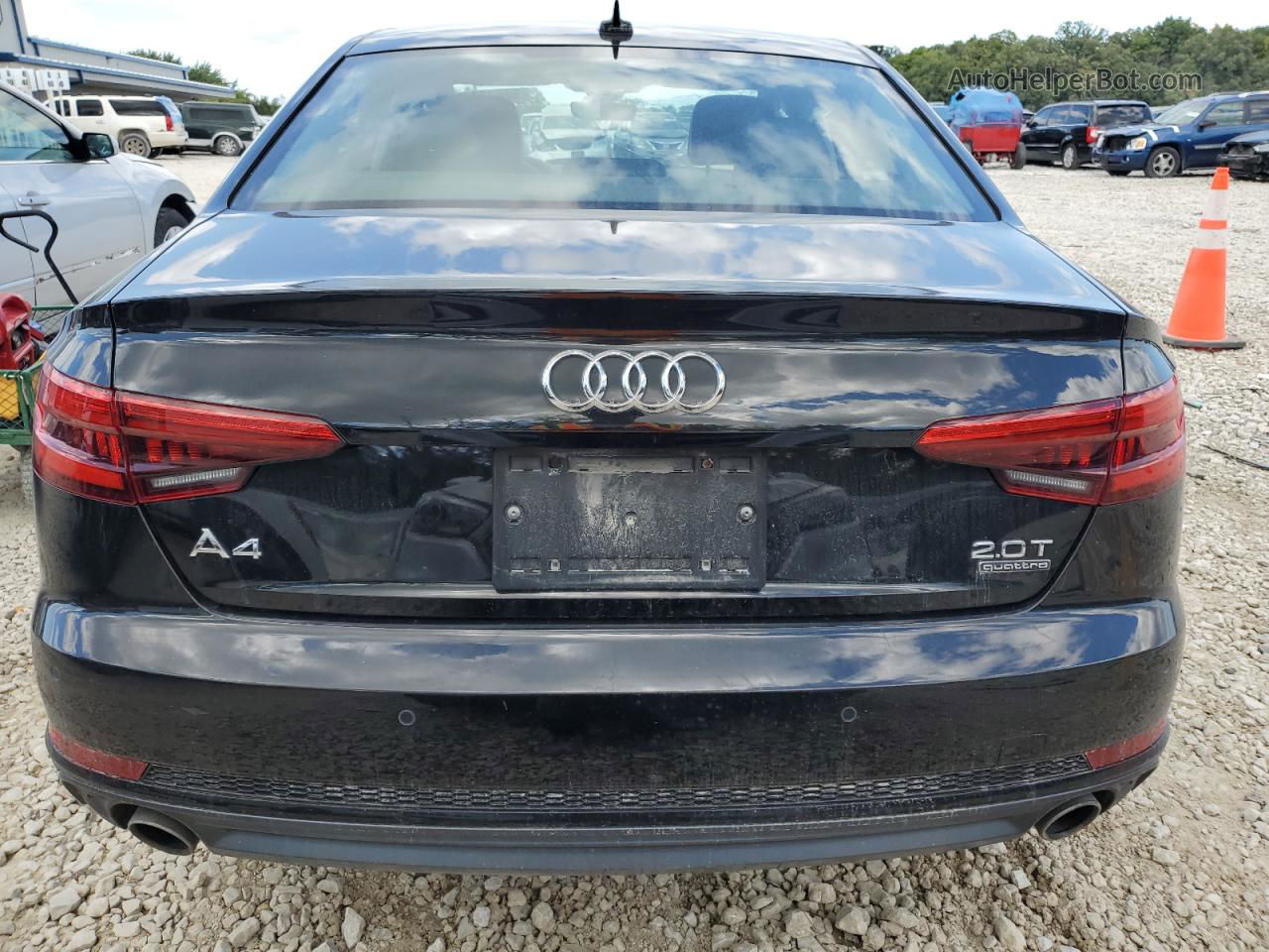 2017 Audi A4 Premium Plus Black vin: WAUENAF43HN006958