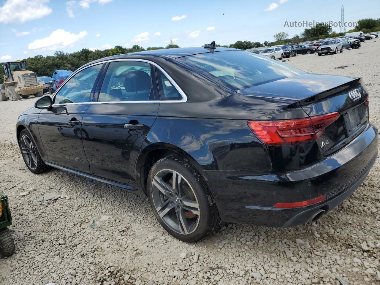 2017 Audi A4 Premium Plus Black vin: WAUENAF43HN006958