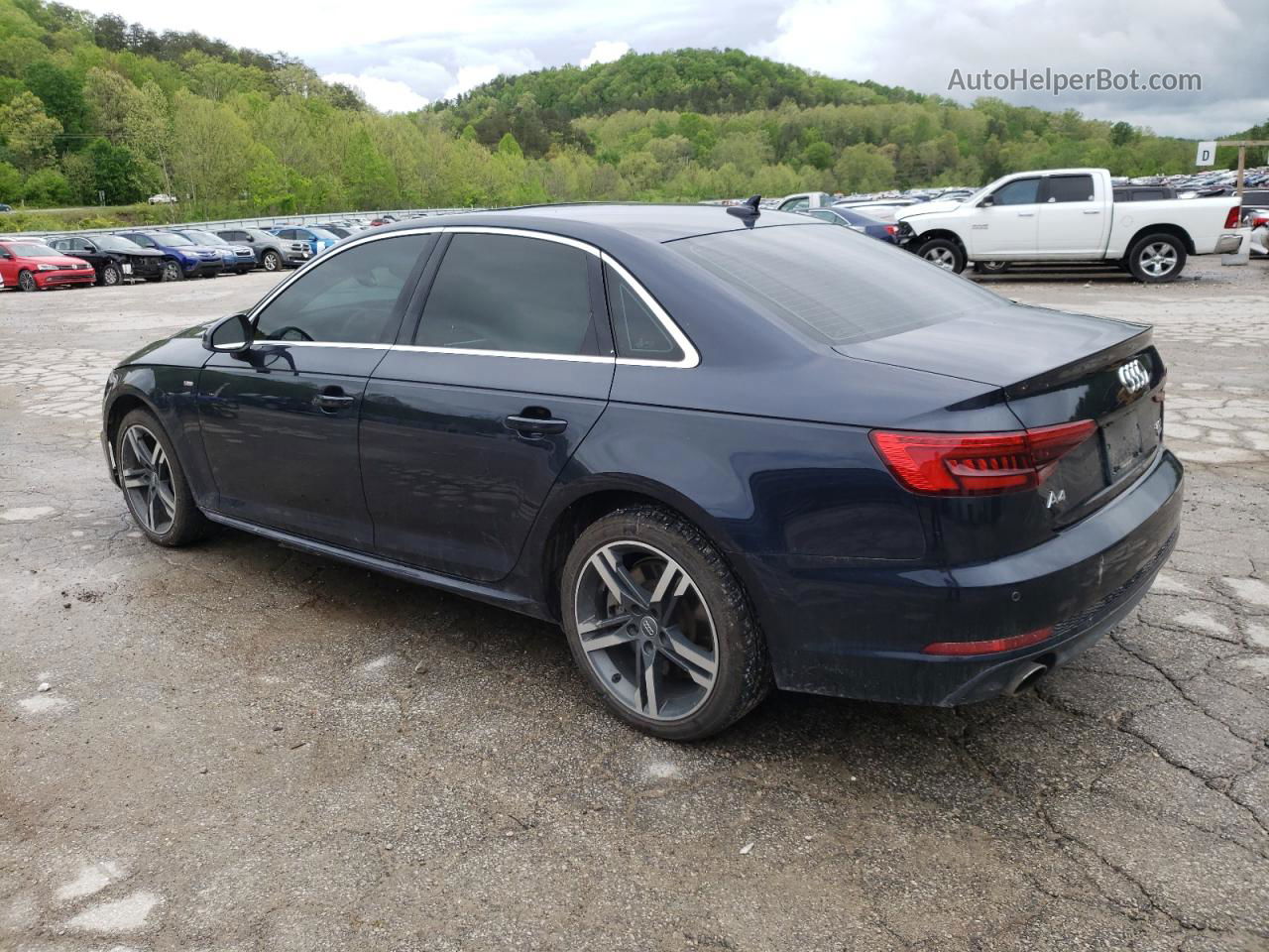 2017 Audi A4 Premium Plus Gray vin: WAUENAF43HN009164